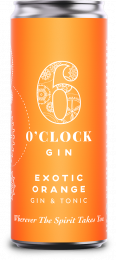 6 O'Clock Exotic Orange Gin & Tonic Can (1 x 250ml)