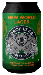 Drop Bear New World Lager 0.5% 330ml CAN