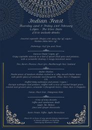 Indian Feast Tickets - Thursday 22nd
