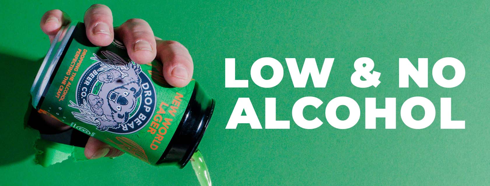 Low & No Alcohol Button